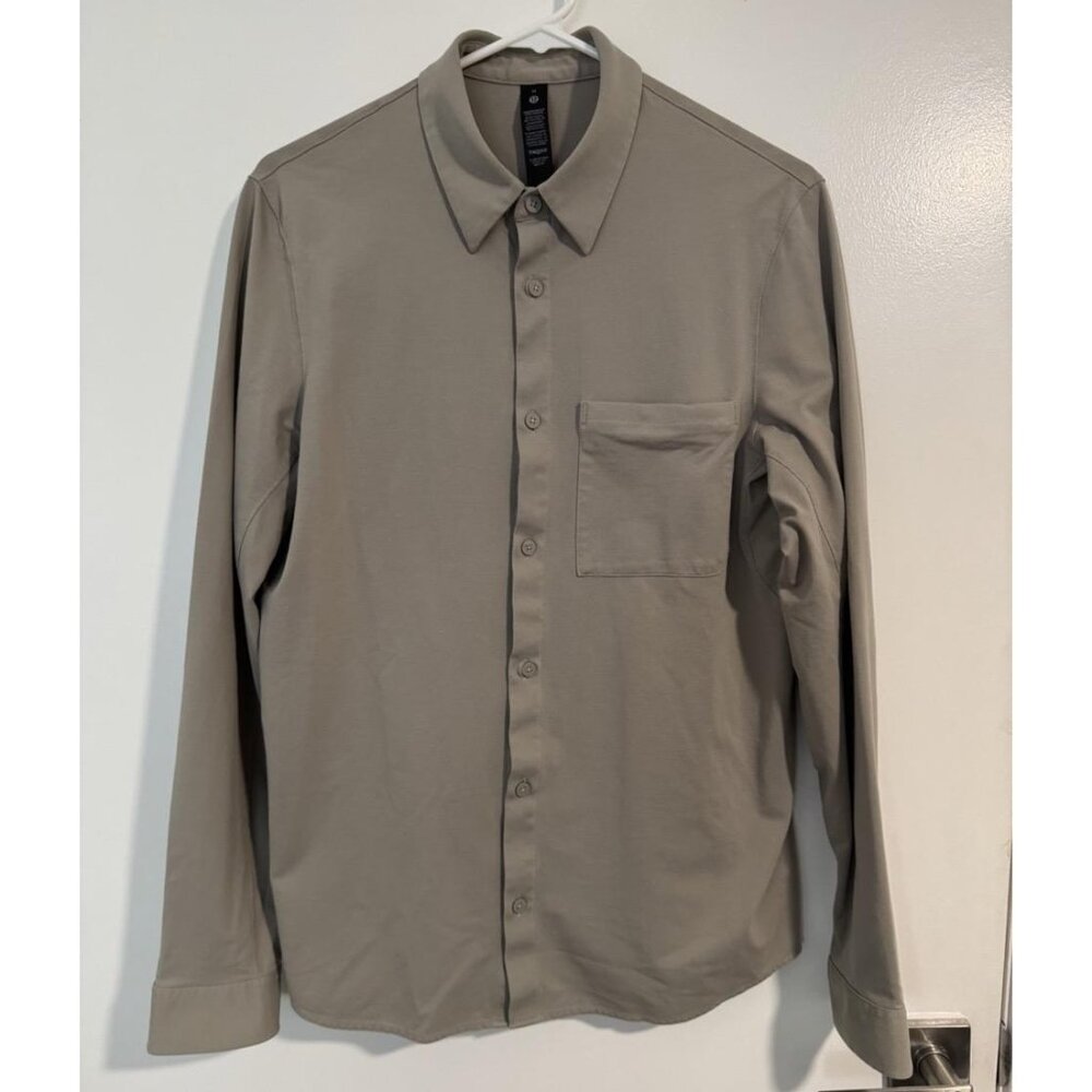 Lululemon Commission Long-Sleeve Shirt Pocket - Gray